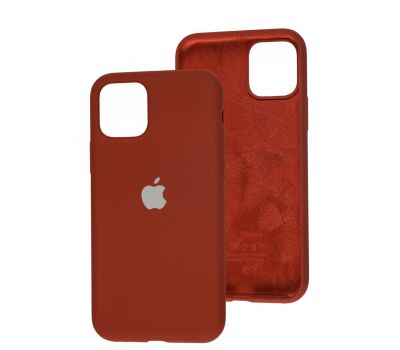 Чохол для iPhone 11 Pro Silicone Full червоний / dark red
