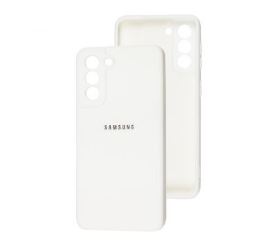 Чохол для Samsung Galaxy S21+ (G996) Square camera full білий