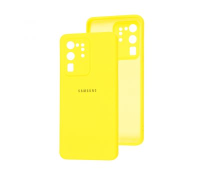 Чохол для Samsung Galaxy S20 Ultra (G988) Square camera full жовтий