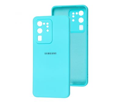 Чохол для Samsung Galaxy S20 Ultra (G988) Square camera full бірюзовий