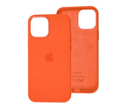 Чохол для iPhone 12 Pro Max Full Silicone case electric orange