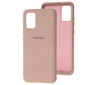 Чохол для Samsung Galaxy A02s (A025) Silicone Full рожевий / pink sand