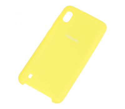 Чохол для Samsung Galaxy A10 (A105) Silky Soft Touch "лимонний" 2986675