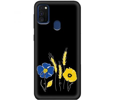 Чохол для Samsung Galaxy M21 / M30s MixCase патріотичні квіти україни