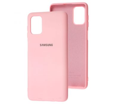 Чохол для Samsung Galaxy M51 (M515) Silicone Full рожевий / pink