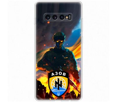 Чохол для Samsung Galaxy S10+ (G975) MixCase патріотичні кіборг Азова