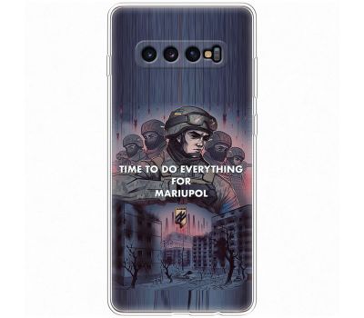 Чохол для Samsung Galaxy S10+ (G975) MixCase патріотичні захисники Азов