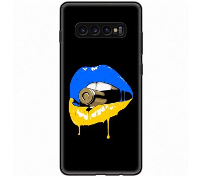 Чохол для Samsung Galaxy S10+ (G975) MixCase патріотичні пуля губи