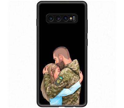 Чохол для Samsung Galaxy S10+ (G975) MixCase патріотичні чоловік та жінка