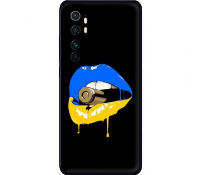 Чохол для Xiaomi Mi Note 10 Lite MixCase патріотичні пуля губи