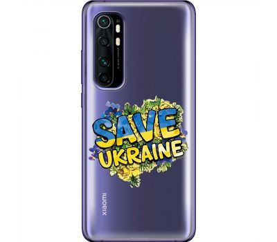 Чохол для Xiaomi Mi Note 10 Lite MixCase патріотичні save ukraine