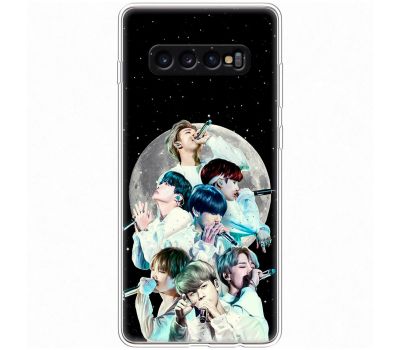 Чохол для Samsung Galaxy S10+ (G975) MixCase BTS на місяці