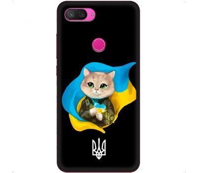 Чохол для Xiaomi Mi 8 Lite MixCase патріотичні котик зелені очі