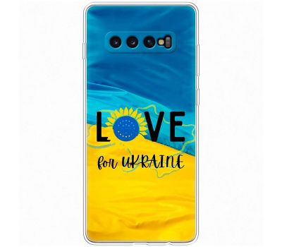 Чохол для Samsung Galaxy S10+ (G975) MixCase патріотичні love Ukraine