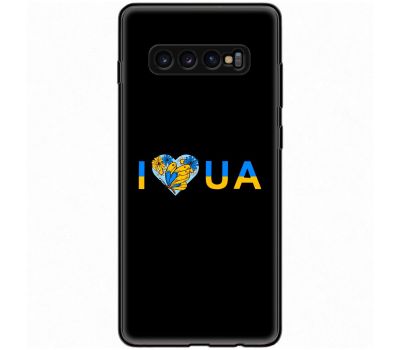 Чохол для Samsung Galaxy S10+ (G975) MixCase патріотичні I love UA