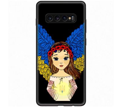 Чохол для Samsung Galaxy S10+ (G975) MixCase патріотичні українка ангел