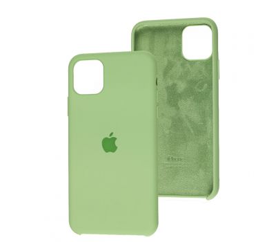 Чохол silicone для iPhone 11 Pro Max case mint