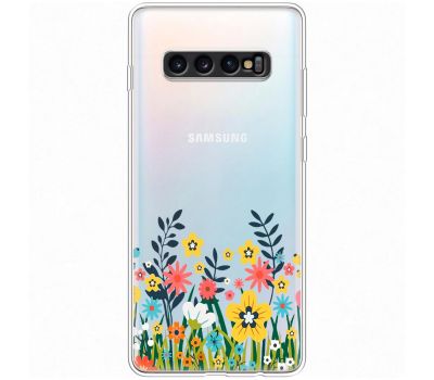 Чохол для Samsung Galaxy S10+ (G975) Mixcase квіткове поле