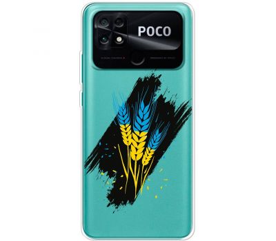 Чохол для Xiaomi Poco С40 MixCase патріотичні пшениця