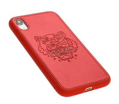Чохол для iPhone Xr Kenzo leather червоний 2992555