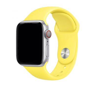 Ремінець для Apple Watch 42mm / 44mm S Silicone One-Piece yellow