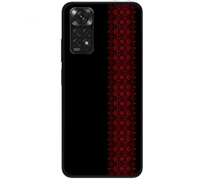 Чохол для Xiaomi Redmi Note 11 / 11s MixCase патріотичні червоний колір вишиванки