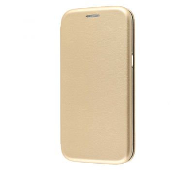 Чохол книжка Premium для Samsung Galaxy A8 2018 (A530) золотистий