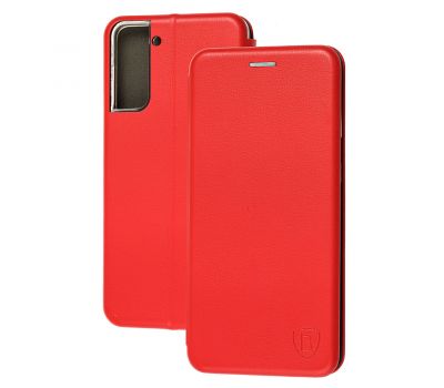 Чохол книжка Premium для Samsung Galaxy S21 Ultra (G998) червоний