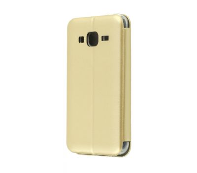 Чохол книжка Premium для Samsung Galaxy J3 2016 (J320) золотистий 2995562