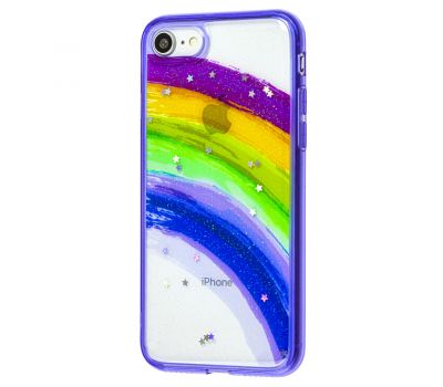 Чохол для iPhone 7 / 8 / Se 20 Colorful Rainbow фіолетовий