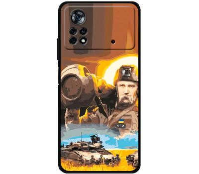 Чохол для Xiaomi Poco X4 Pro 5G MixCase патріотичні Шевченко з Javelin