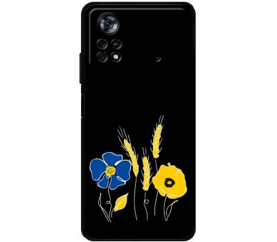 Чохол для Xiaomi Poco X4 Pro 5G MixCase патріотичні квіти україни