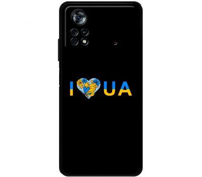 Чохол для Xiaomi Poco X4 Pro 5G MixCase патріотичні I love UA