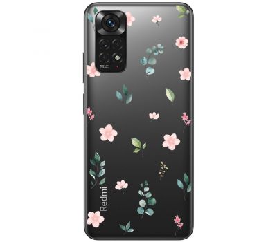 Чохол для Xiaomi Redmi Note 11 / 11s Mixcase квіти патерн квіти гілки евкаліпт
