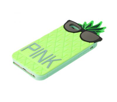 3D чохол pink для iPhone 6 ананас зелений 3000800
