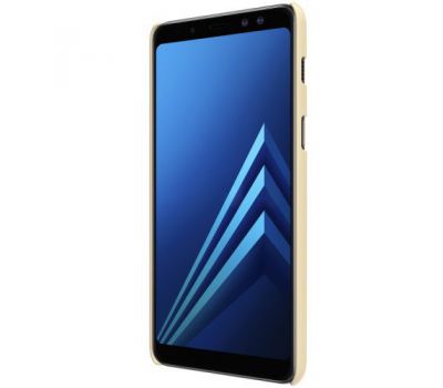 Чохол для Samsung Galaxy A8+ 2018 (A730) Nillkin із захисною плівкою золотистий 3000245