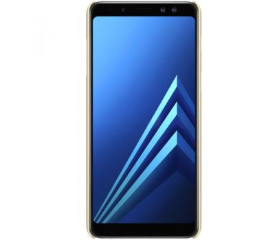 Чохол для Samsung Galaxy A8+ 2018 (A730) Nillkin із захисною плівкою золотистий 3000247