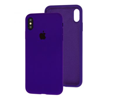 Чохол для iPhone Xs Max Silicone Full фіолетовий / ultra violet