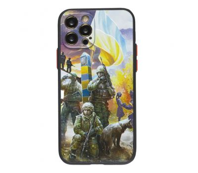 Чохол для iPhone 12 Pro WAVE Ukraine Shadow Matte defenders of ukraine