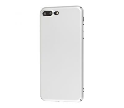 Чохол для iPhone 7 Plus/8 Plus матове покриття сріблястий