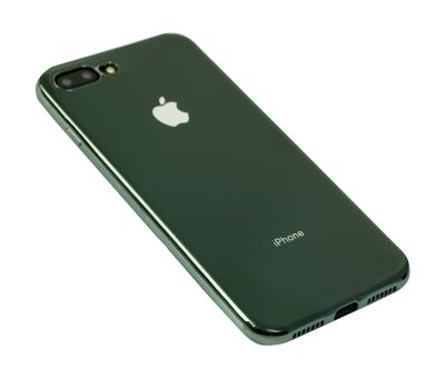 Чохол для iPhone 7 Plus / 8 Silicone case темно-зелений 3006133