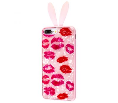 Чохол для iPhone 7 Plus / 8 Plus Blood of Jelly Rabbit ears "kiss"