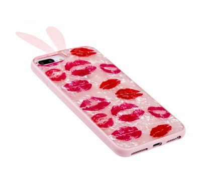 Чохол для iPhone 7 Plus / 8 Plus Blood of Jelly Rabbit ears "kiss" 3007941