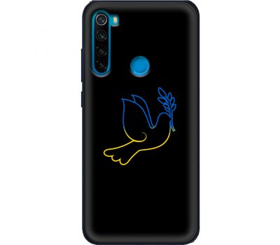 Чохол для Xiaomi Redmi Note 8 MixCase патріотичні синє-жовтий голуб