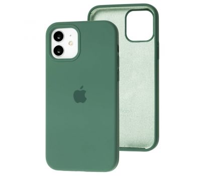 Чохол для iPhone 12/12 Pro Square Full silicone зелений / pine green