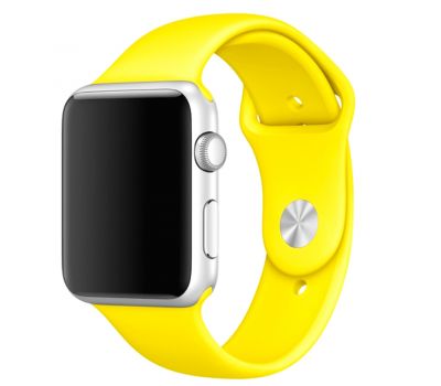 Ремінець для Apple Watch 42mm /44mm S Silicone One-Piece canary yellow