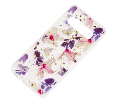 Чохол для Samsung Galaxy S10+ (G975) Flowers Confetti "китайська фіолетова троянда" 3009730