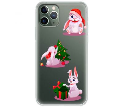 Чохол для iPhone 11 Pro MixCase Новий рік символ року кролик