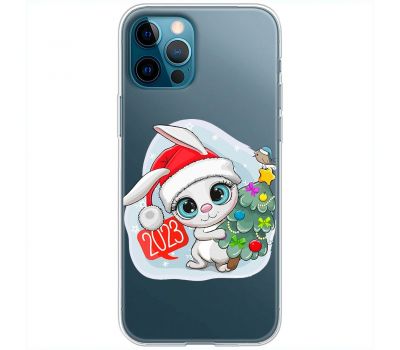 Чохол для iPhone 12 Pro MixCase Новий рік кролик 2023