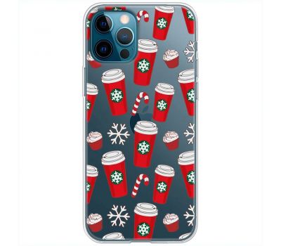 Чохол для iPhone 12 Pro MixCase Новий рік зимова кава